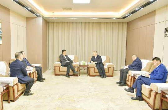 汶上县委书记高永干到访集团公司洽谈项目合作