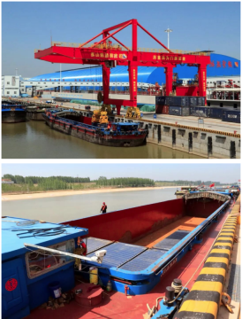 经济导报·多彩济宁丨梁山港精煤集装箱水运模式开启